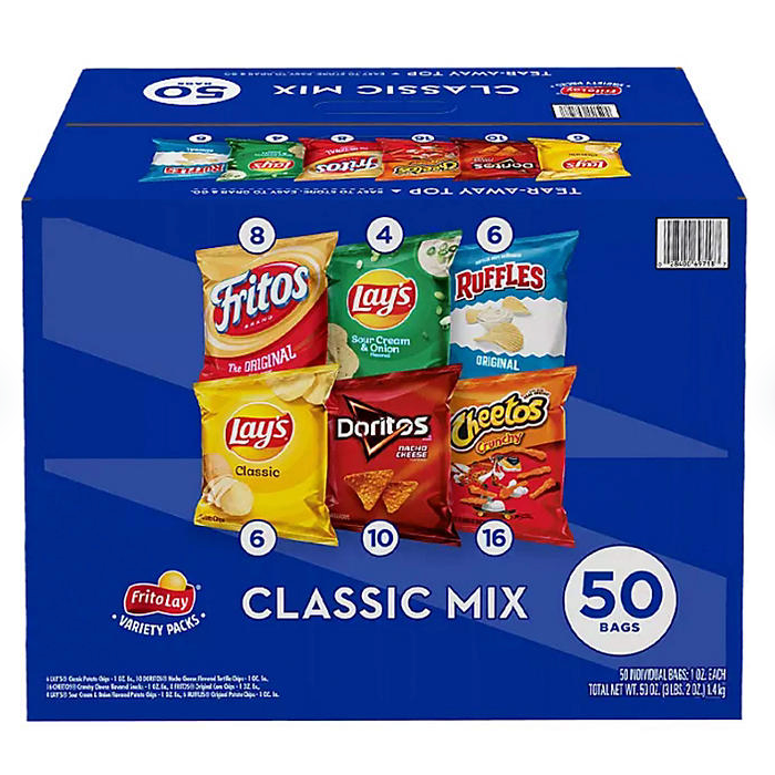 Frito-Lay Classic Mix Variety Pack (50 pk.)