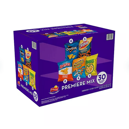 Frito-Lay Premiere Mix Variety Pack Chips and Snacks (30 ct.)