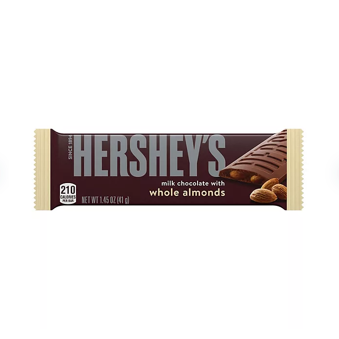 HERSHEY'S Milk Chocolate with Whole Almonds Candy (36 ct.)