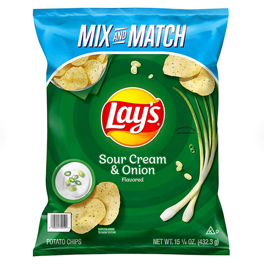 Lay's Sour Cream and Onion Potato Chips (15.63 oz.)