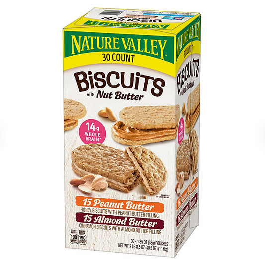 Nature Valley Biscuit Sandwich Variety Pack (30 ct.)