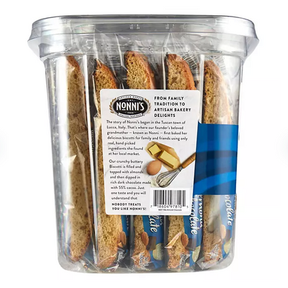 Nonni's Almond Chocolate Biscotti (31.2 oz., 24 ct.)