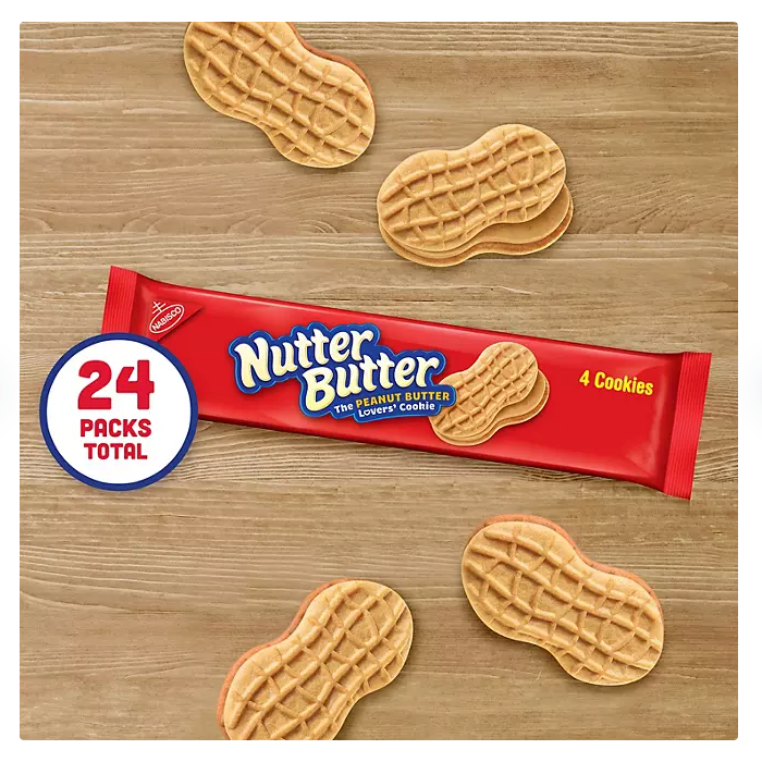 Nutter Butter Peanut Butter Sandwich Cookies (24 pk.)