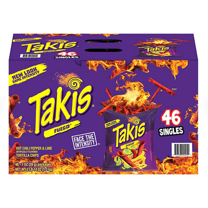 Takis Fuego Rolled Tortilla Chips (1 oz., 46 pk.)